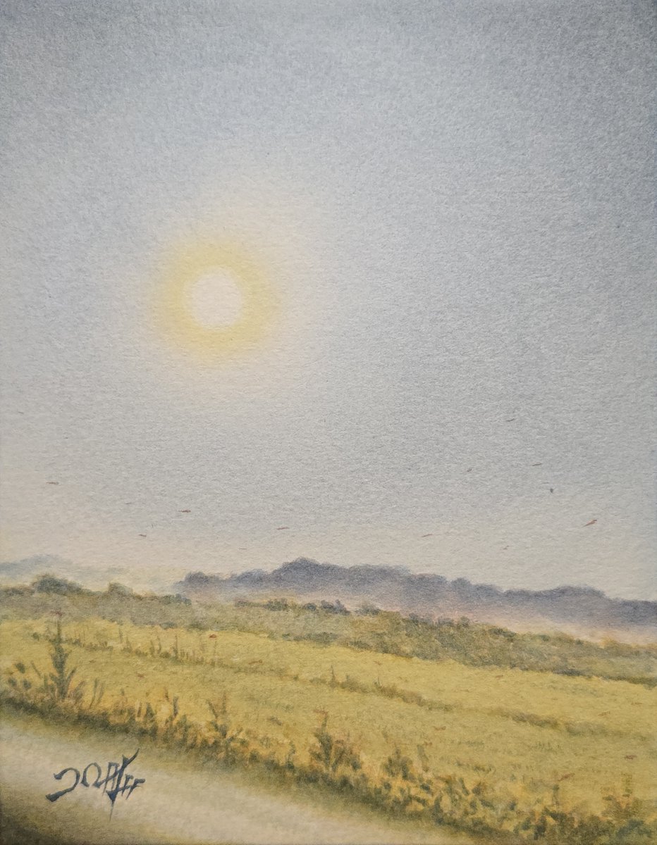 ZINEgallery様 秋の0号展2025に出展した作品 題「トンボの滑走路