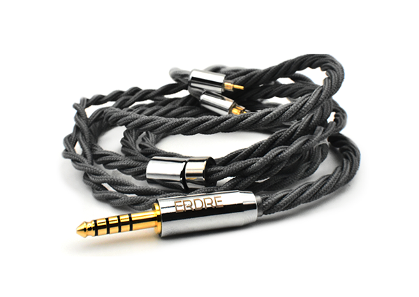 ErdreAudio's tweet photo. Câble #ErdreAudio Éléphant pour utilisateurs intensifs de nos écouteurs #InEarMonitors (gamers, youtubeurs, randonneurs etc.

Gaine coton, contour d'oreille renforcé, connecteurs plaqué-or, pièces en aluminium. Egalement dispo en jack 4.4 mm symétrique.
https://t.co/Vp8mHDUh8g https://t.co/GzTb3lnOgY