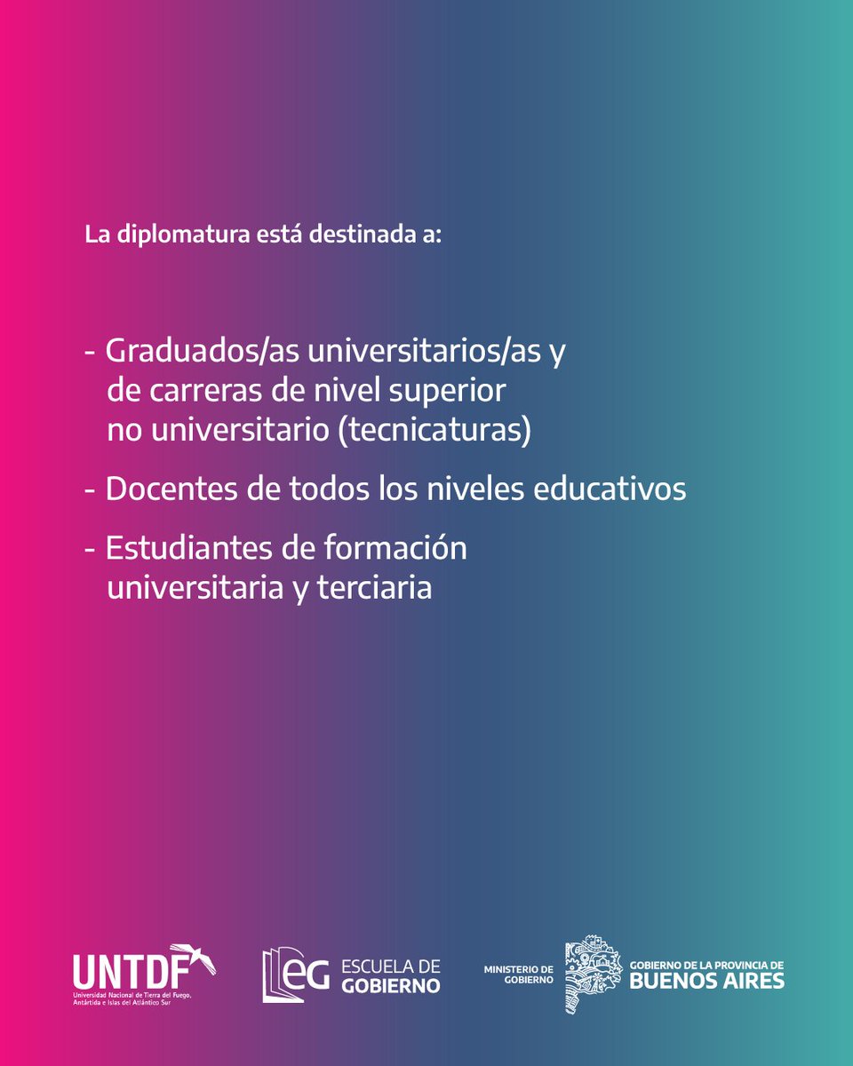 Ya está abierta la pre-inscripción a la Diplomatura Universitaria en Soberanía del Atlántico Sur, Malvinas y Antártida, una propuesta integral para pensar, comprender y defender nuestros intereses estratégicos.

🔗 Pre-inscripción: forms.gle/ZLiSVQ9Fr5MvQB…
Vacantes limitadas