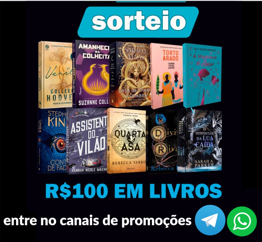 🚨SORTEIO DE LIVROS OU PIX #Natal

Valendo R$100 em livros ou Pix 📚

Regras:
- Seguir <a href="/promosdelivro/">Melhores Promoções de Livros</a>
- Dar RT e curtir este tweet
- Entrar no grupo de promoções, link nos comentários 🔥

Resultado: 30/12 🍀