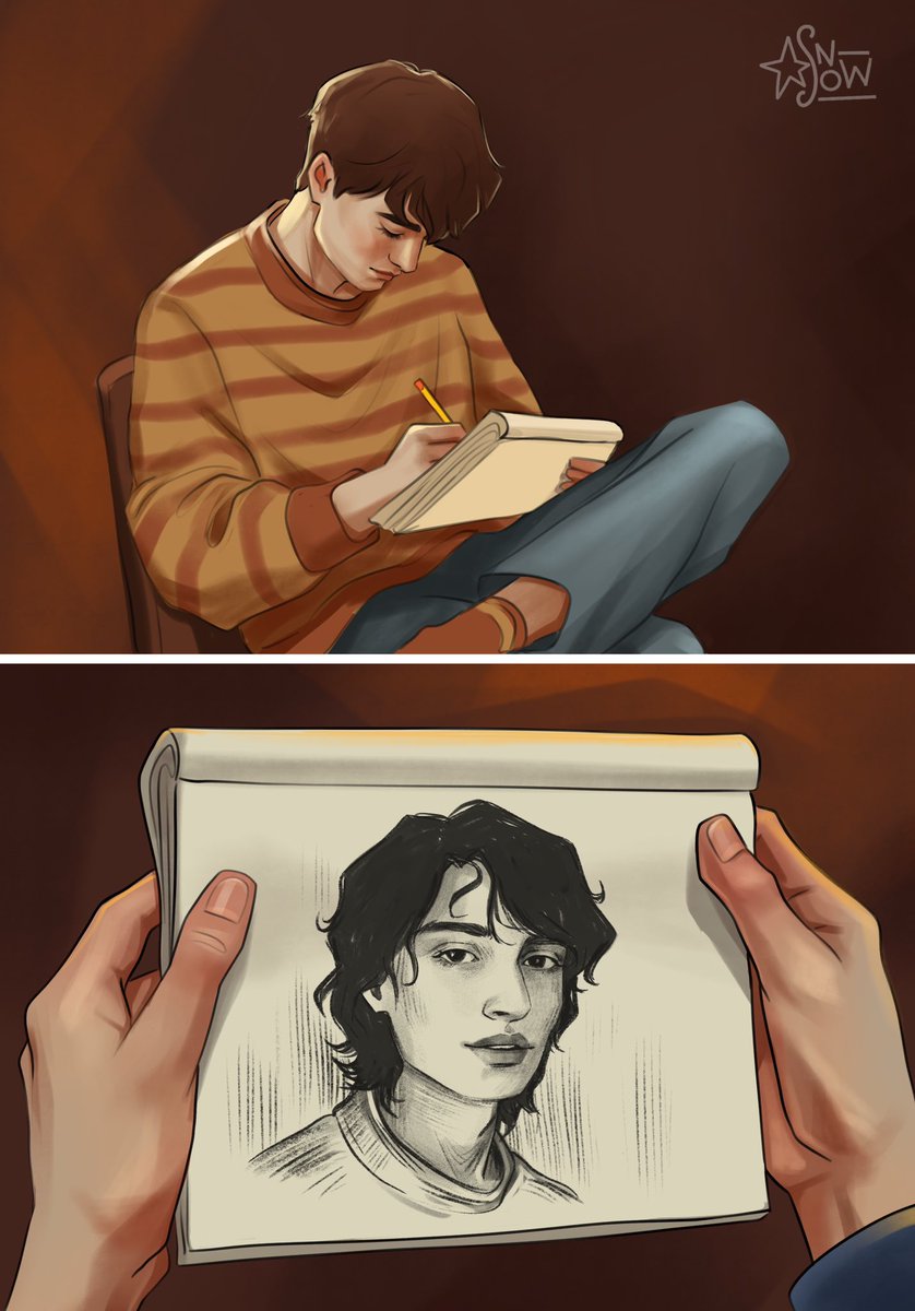 olgasnoww's tweet photo. Sweetest moment from You took my heart (I was sleeping) fic by @lamerparties 💔💔💔 I loved #thatfic with all my heart!! I have to reread it multiple times! #byler #bylerfanart #poweroutage https://t.co/47hZPiVl8a