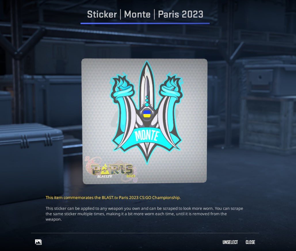 Merry Christmas &amp; Happy Holidays 🎁

we've got 10x Paris Major stickers (Not gold, we have no money) to gift out for Christmas!! 

just RT or reply to this tweet for a chance to win, let's spread some holiday cheer 🫶 #MonteGang