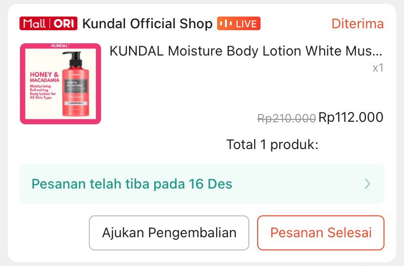 lialeeyo's tweet photo. wts want to sell

NEW kundal honey &amp; macadamia body lotion white musk 💰100k💰

rfs salah beli https://t.co/X0Todk8xbR
