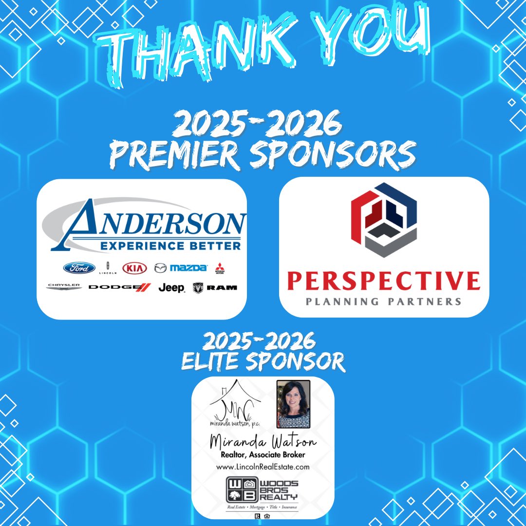 LLActivities's tweet image. We 💙 our activity sponsors! Thank you Anderson, Perspective Planning Partners, and Miranda Watson for sponsoring Lincoln Lutheran Activities!
