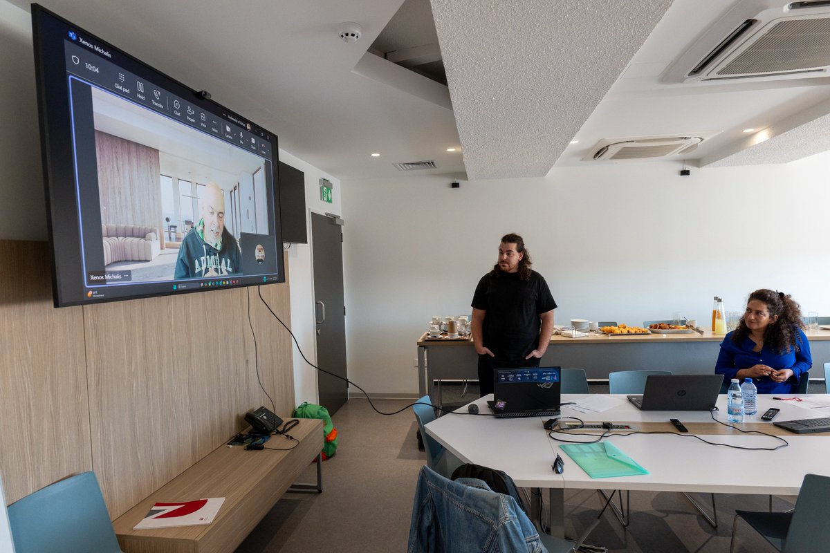 SQLab_UPatras's tweet photo. The 1st #TPM of “#PRAISE: #Programming, #Robotics, and AI Skills for #Educators-in-training” took place on 27/10/2025 in #Nicosia, #Cyprus 🇨🇾.
SQlab – University of Patras
🔗 https://t.co/kNRNHlzNcD
joined the meeting!
#PRAISEproject  #ErasmusPlus  #AI #TeacherEducation https://t.co/aJm1qgJMSY
