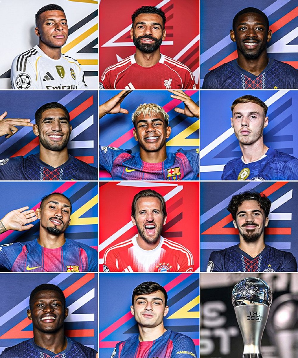 لو كان التصويت بيدك وحدك.. لمن ستعطي جائزة "ذا بيست" الأفضل؟. يقام حفل جوائز ذا بيست 2025 اليوم الثلاثاء الموافق 16 ديسمبر 2025 في العاصمة القطرية "الدوحة" في تمام الثامنة مساءً بتوقيت مكة المكرمة 