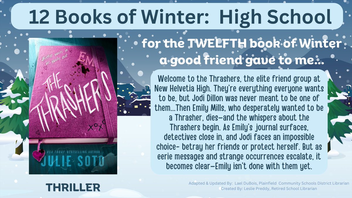 Day 12 - ☃️12 Books of Winter📷  In honor of the season of giving and the traditional holiday song, The 12 Days of Christmas, enjoy the version...with books.  Bringing joy to learning! #12booksofwinter #bringingjoytolearning #keepreading
<a href="/PCSCQuakers/">Plainfield Quakers</a>