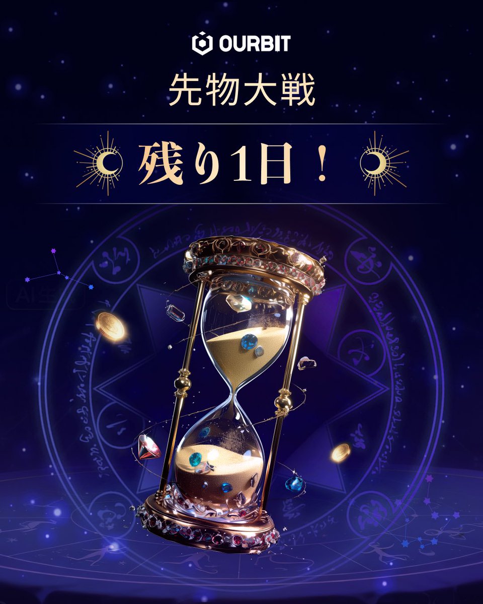残り1日！

コズミックホイール「Futures War」最終コール🔥

💰 報酬総額：$30,000
📊 累計先物取引量：まもなく $14億

取引すればするほど、勝利に近づく。