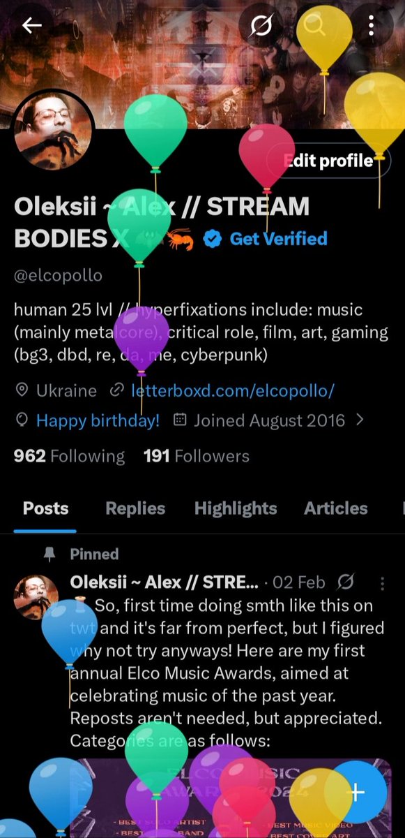 elcopollo's tweet image. 26 blabloons day woo ✨