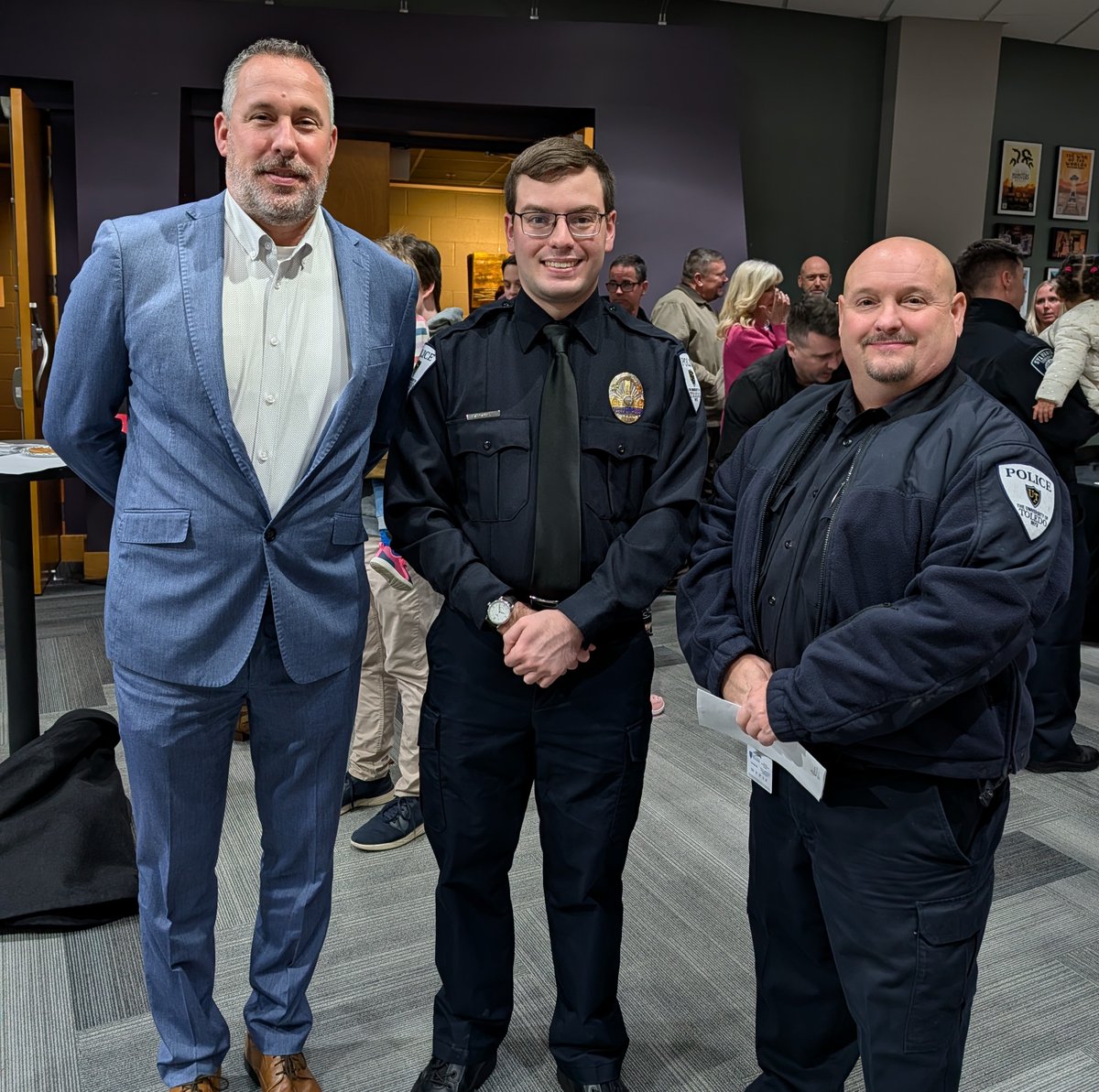 Alex Mauter graduated yesterday from Owens Community College Peace Officer Academy &amp; is our newest member of UToledo Police!

Welcome to Rocket Nation, Alex! We’re excited to have you on the team &amp; look forward to the positive impact you’ll make on our campus community. 💙💛