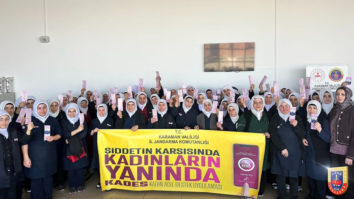 Tek dokunuşla güvende olun.📲

Kadın Acil Destek Uygulaması (KADES) ile ilgili vatandaşlarımızı bilgilendirmeye devam ediyoruz.
📍Bayburt
📍Karaman
📍Şanlıurfa
📍Zonguldak

#Jandarma
#KADES
#KadınaElKalkamaz