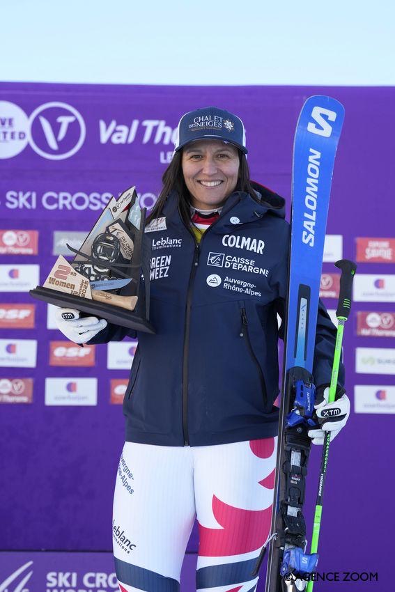 PoliceNationale's tweet photo. #EquipePolice | ⛷️👮♀️ Une policière sur le podium en Coupe du monde de skicross. Vendredi dernier, Marielle Berger, policière réserviste, a décroché la deuxième place du skicross lors de la Coupe du monde à Val Thorens, signant ainsi son 32e podium à quelques mois des jeux Olympiques d'hiver à Milan-Cortina.
📸Agence Zoom.