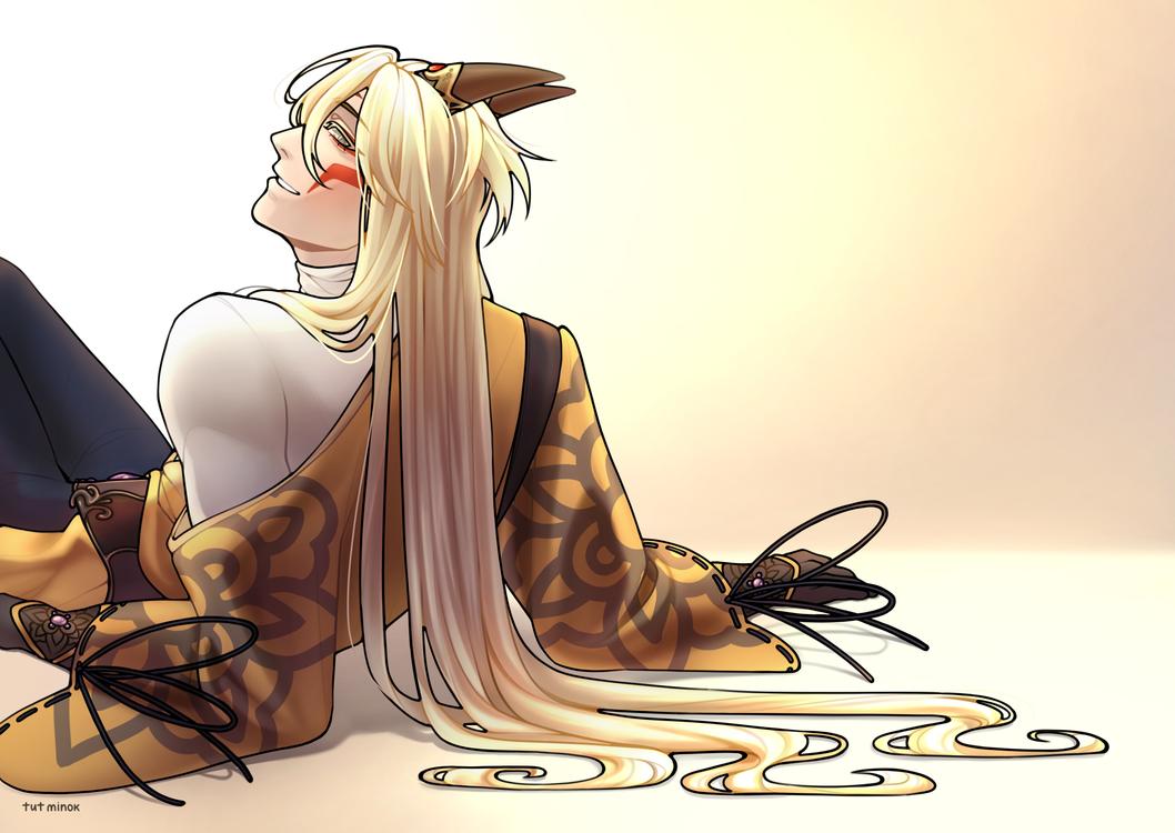 Сommission for the miraculous <a href="/Ryukiroart/">Ryukiro is also on Bsky</a> 🤲❤️
Very sweet boy. I liked drawing him