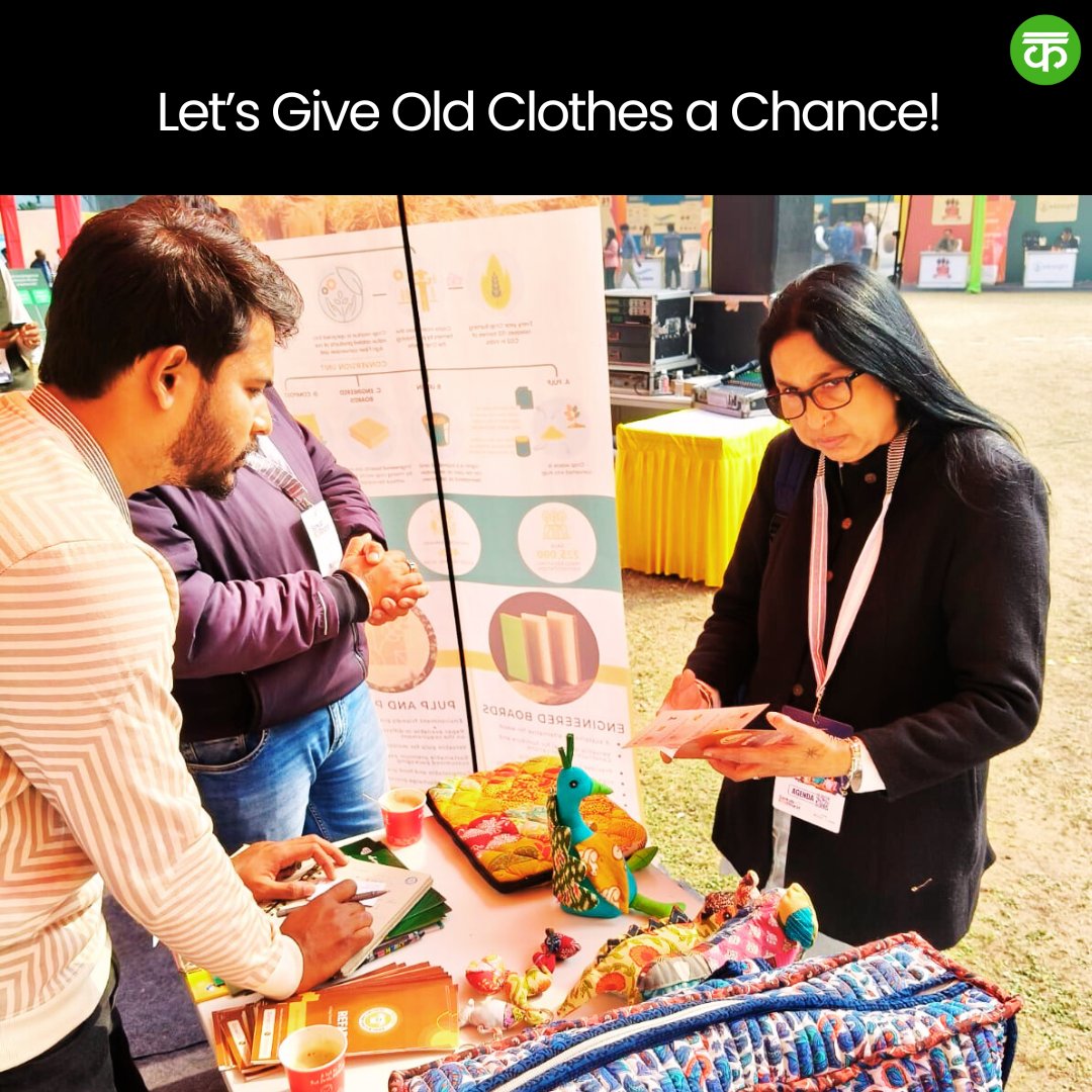 Recently, <a href="/TheKabadiwala/">The Kabadiwala</a>  participated in #SankalpBharat2025 at Clerk House, Lucknow.

Where we engaged with people through conversations that matter. We showcased upcycled products and shared why giving #oldclothes a second life is essential.

#ReFab <a href="/ApparelCircular/">Circular Apparel Innovations</a>