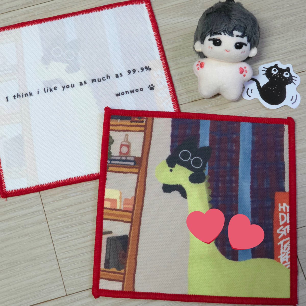 크리스마스 &amp; 원우 소집해제 D-365 기념
제작 수건을 주변 원프들에게 선물하고나니
딱 1개 남았네요🥹

마침 올 여름 원우 생일 기념 제작 티코스터도 1개 남았길래 반짝 나눔이벤트 열어요💝✨

☘️ 참여방법 #rt + 맘찍
☘️ 수건 1, 티코스터 1 랜덤추첨
 ** 당첨자만 원우 솔로곡 99.9% 또는 고개