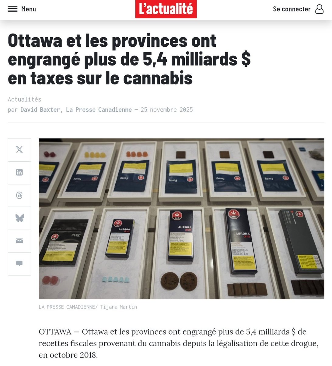 Le_Mou_Stick's tweet photo. @BFMMarseille C'est la loi de prohibition du cannabis qui fait du consommateur de cannabis un complice des mafias.

Au Canada, le consommateur de cannabis est complice de la bonne tenue des finances publiques.

S’obstiner dans l'échec, c'est criminel. Assez ! LÉGALISATION !

💡 https://t.co/W6P2fdGDYa