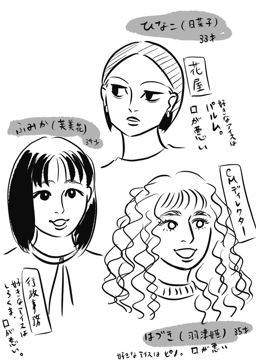 描きたいところだけ(2/2)
『20時過ぎの報告会』『マダムたちのルームシェア』みたく女3人の漫画・ドラマが大好きなのですがお勧めありますでしょうか 