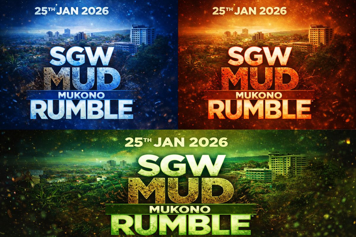 The mud gets deeper. The fight gets wilder.

SGW MUD RUMBLE 🟤⚔️
📅 25th Jan 2026
📍 Mukono

Only the toughest survive the mud.
This is not a match… it’s a war.

#SGWMudRumble #SGW #AfricanWrestling