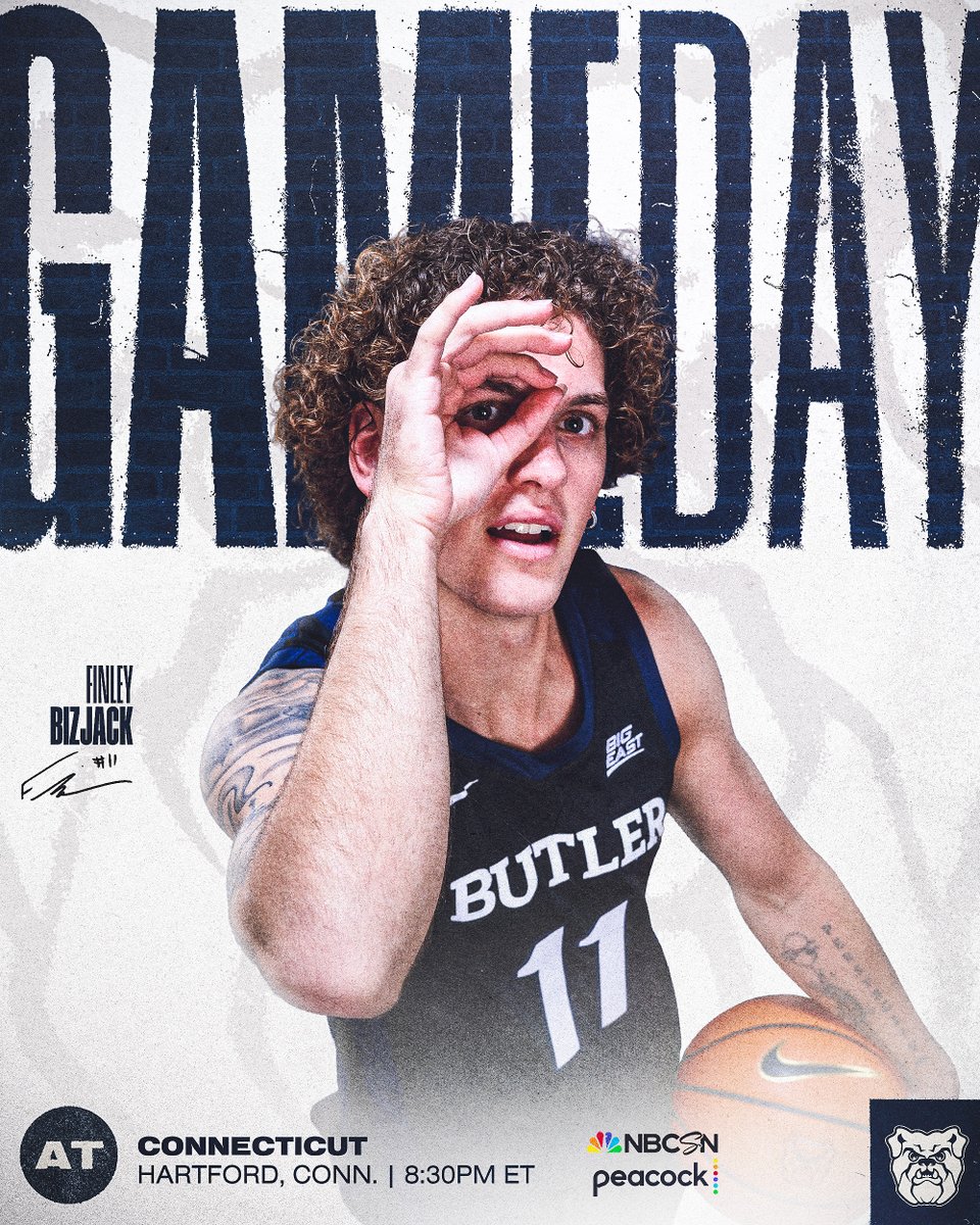 Dawgs vs. Huskies #ButlerWay

🆚 #5 UConn
🏟️ PeoplesBank Arena
📺 NBCSN | Peacock
🎟️ butlersports.com/tickets
🎧 93.5 &amp; 107.5 The Fan | butlersports.com/watch