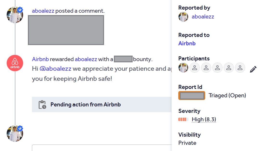 Happy to secure #AirBNB 
High-severity bug allows me to get unlimited free hotel reservations

#HackerOne #H1