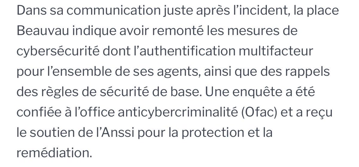 xclervaux's tweet image. La double authentification c’est la base ! Bien qu’aujourd’hui, il y a des techniques de contournement. #CyberAttaque #ministereinterieur