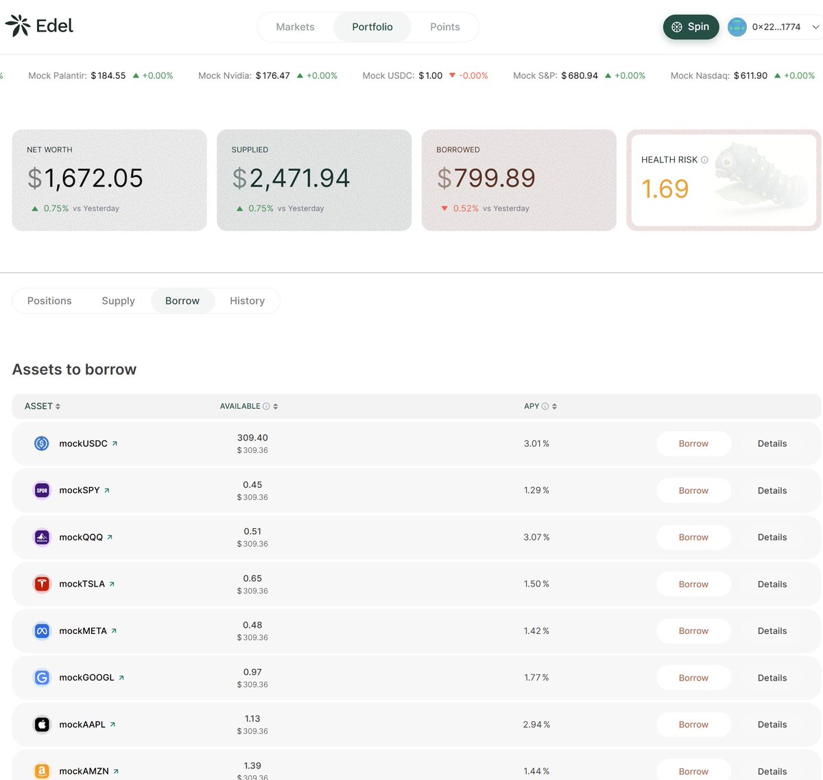 베이스체인 극초기 에드작 Edel Finance ] @edeldotfinance @base Edel Finance는 온체인으로 토큰화된  주식 (tokenized stocks) 을 대출/차입할 수 있는 DeFi 렌딩 프로토콜 - Ondo xStocks 등과 연동, Base  체인 기반 현재