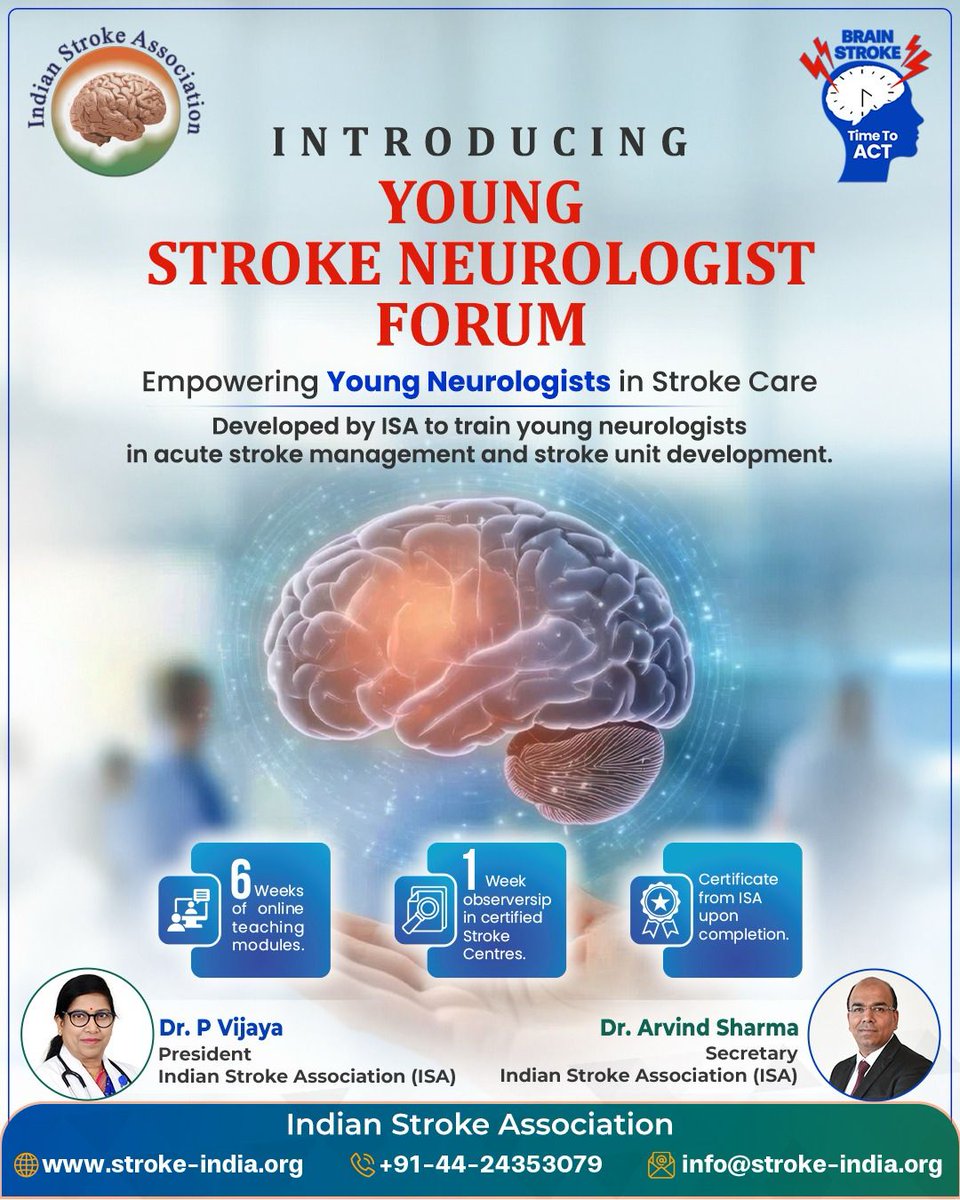 Indian Stroke Association tweet media