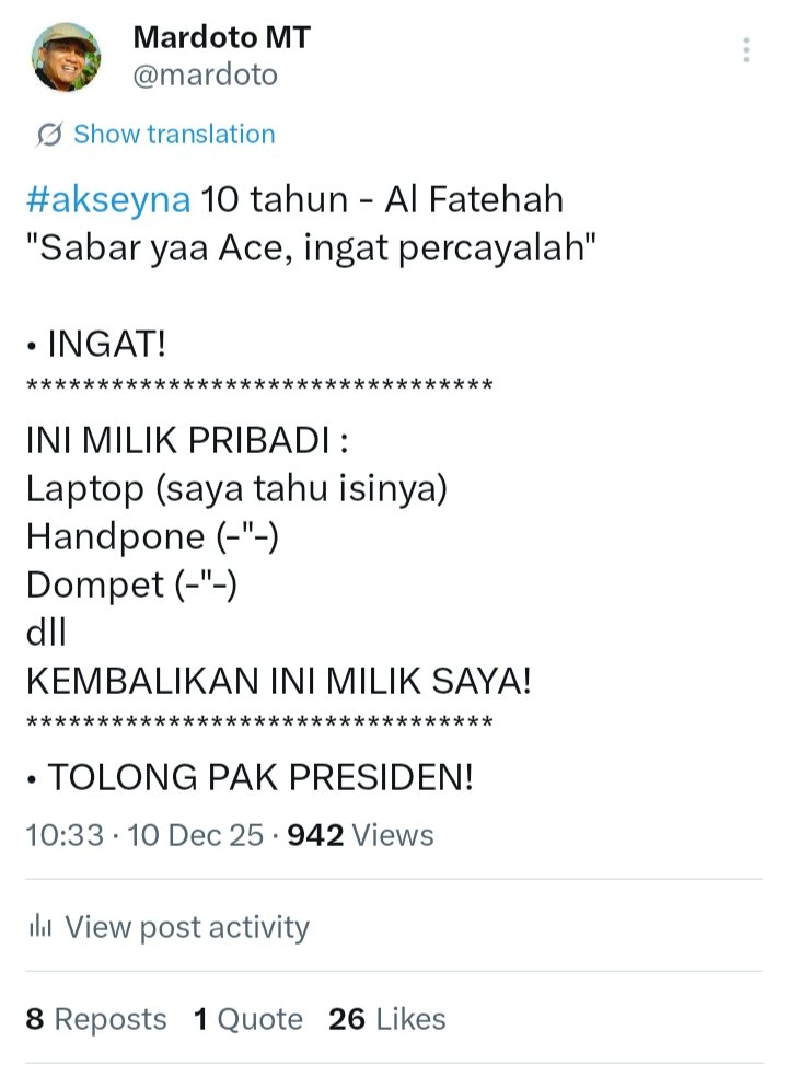 Mardoto MT tweet media