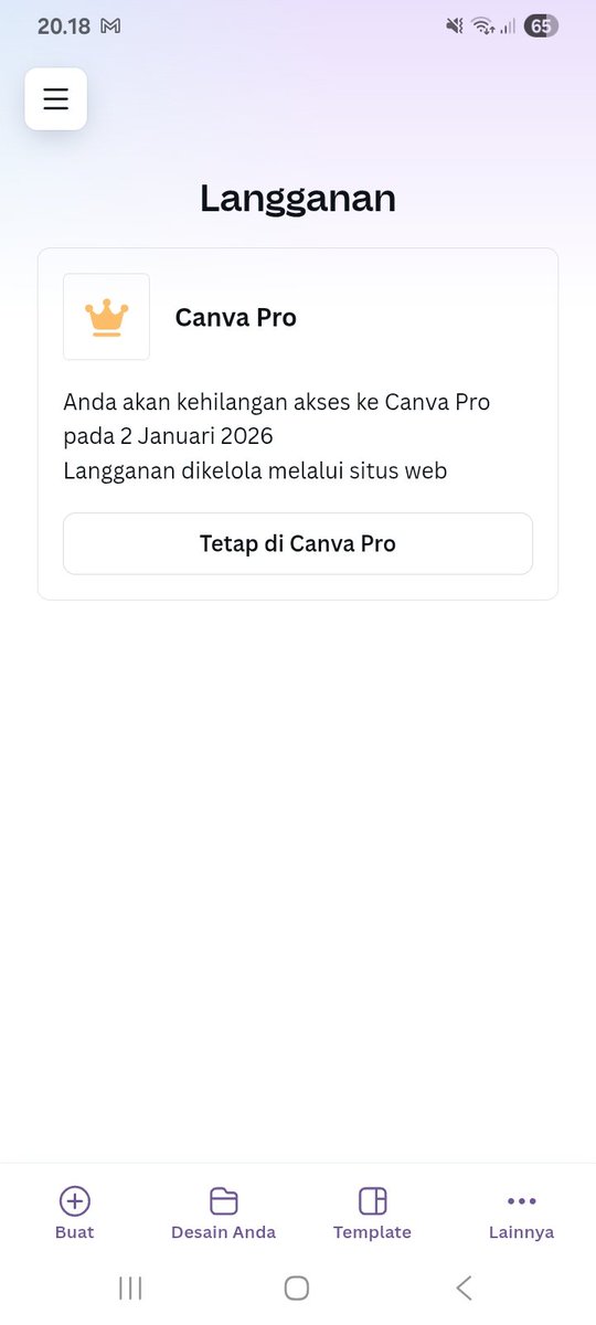 stdyminaah's tweet photo. DIJUAL CEPAT CANVA PRO hingga 2 Januari 2026 #zonauang #canvapro #canva #jualcanva 
PRICE Rp75.500 https://t.co/nc7nfVlRK4