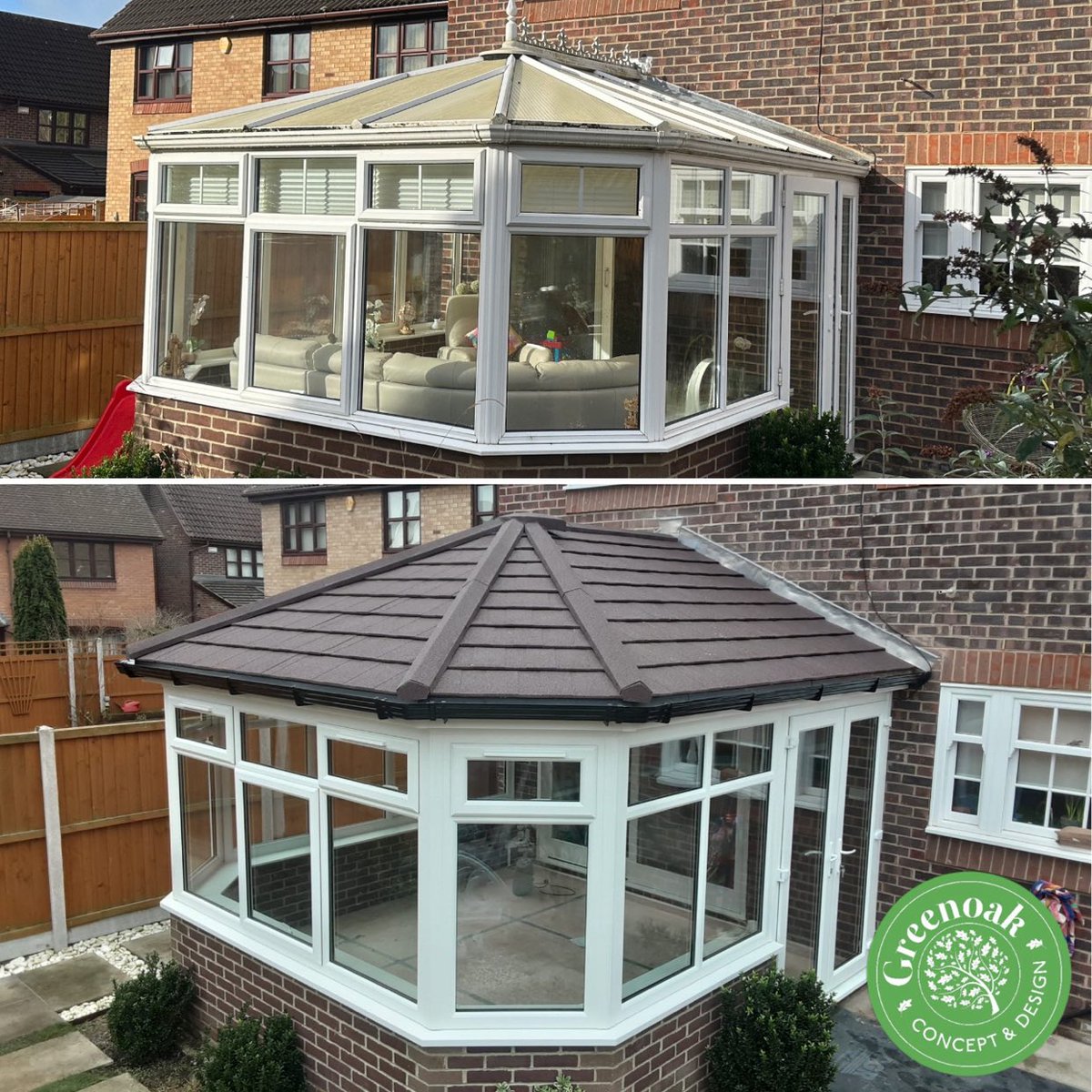 Take a look at our latest conservatory roof replacement along with new windows &amp; doors by or fully trained team at Greenoak Concept &amp; Design in SOUTH WOODHAM FERRERS

greenoakcompany.co.uk
01702 238938 
96 Bridgwater Drive, Westcliff-on-sea. SS0 0DH