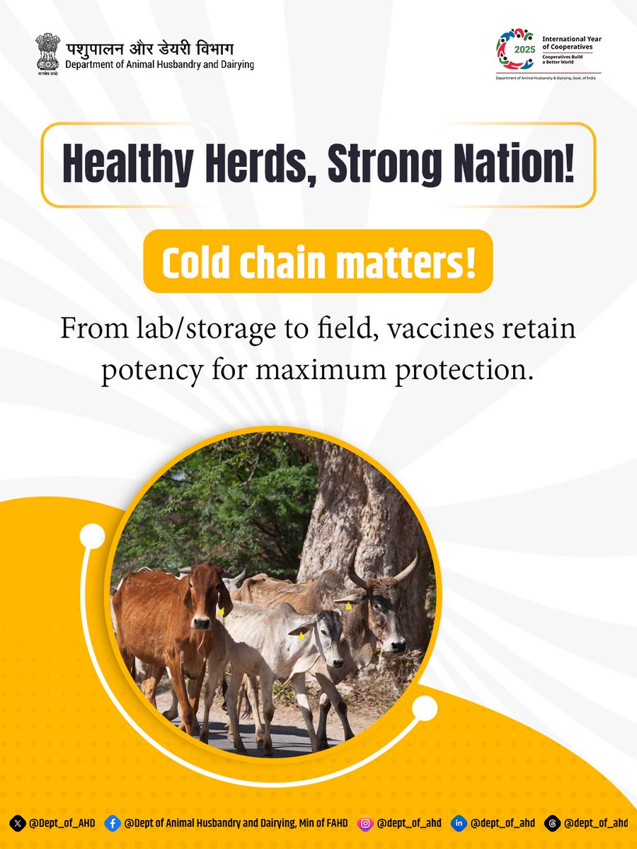 Dept of Animal Husbandry & Dairying, Min of FAH&D tweet media