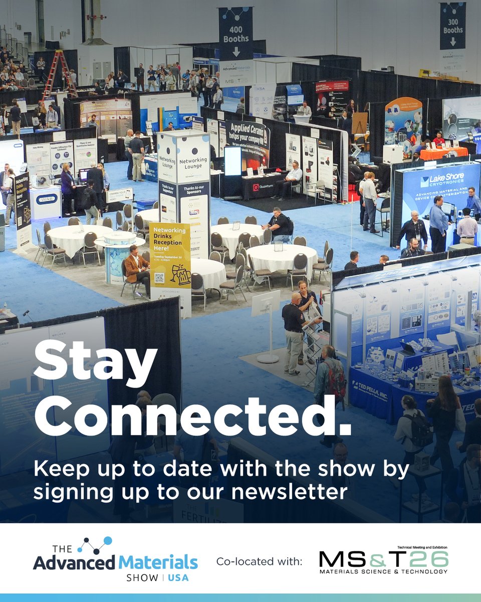 The Advanced Materials Show USA tweet media