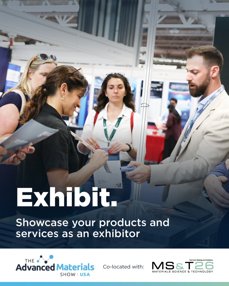 The Advanced Materials Show USA tweet media