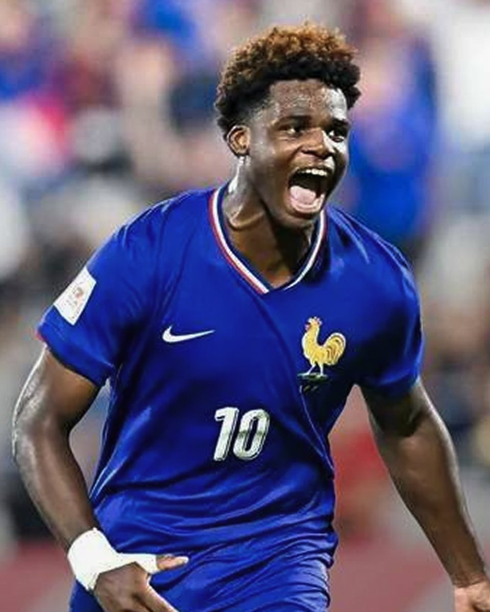 alfredfrank_'s tweet photo. There might just be a competition brewing between England and France to see who has the biggest 2009-born striker in their youth national team.

Brian Madjo (1,93m) v Christ Batola (1,87m), both physical freaks and goal machines at youth level, Madjo already with a few senior appearances under his belt with Metz.

Now it's about seeing if they can confirm their potential at pro level, where pure athleticism can only get you so far. Currently two of the most exciting strikers of their generation!