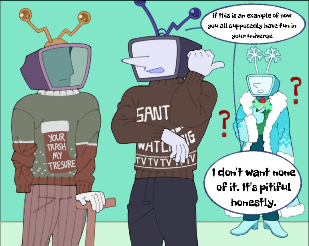 #SpamTenna Christmas Party AU pt 3. Your plus one?