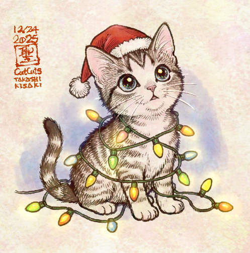 メリーメリークリスマス(≧▽≦)w🎅🎄 可愛いにゃん！(*´ω｀)💕