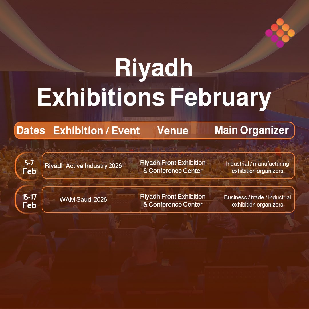 Thinkout_ES's tweet image. Riyadh’s peak exhibition season is coming up!
If you’re planning to participate, we’re ready to support you with full event services — from booth design to media coverage, AVL, and crowd management ✨

📧 Contact us to plan your participation.

#ThinkOut #EventPlanner