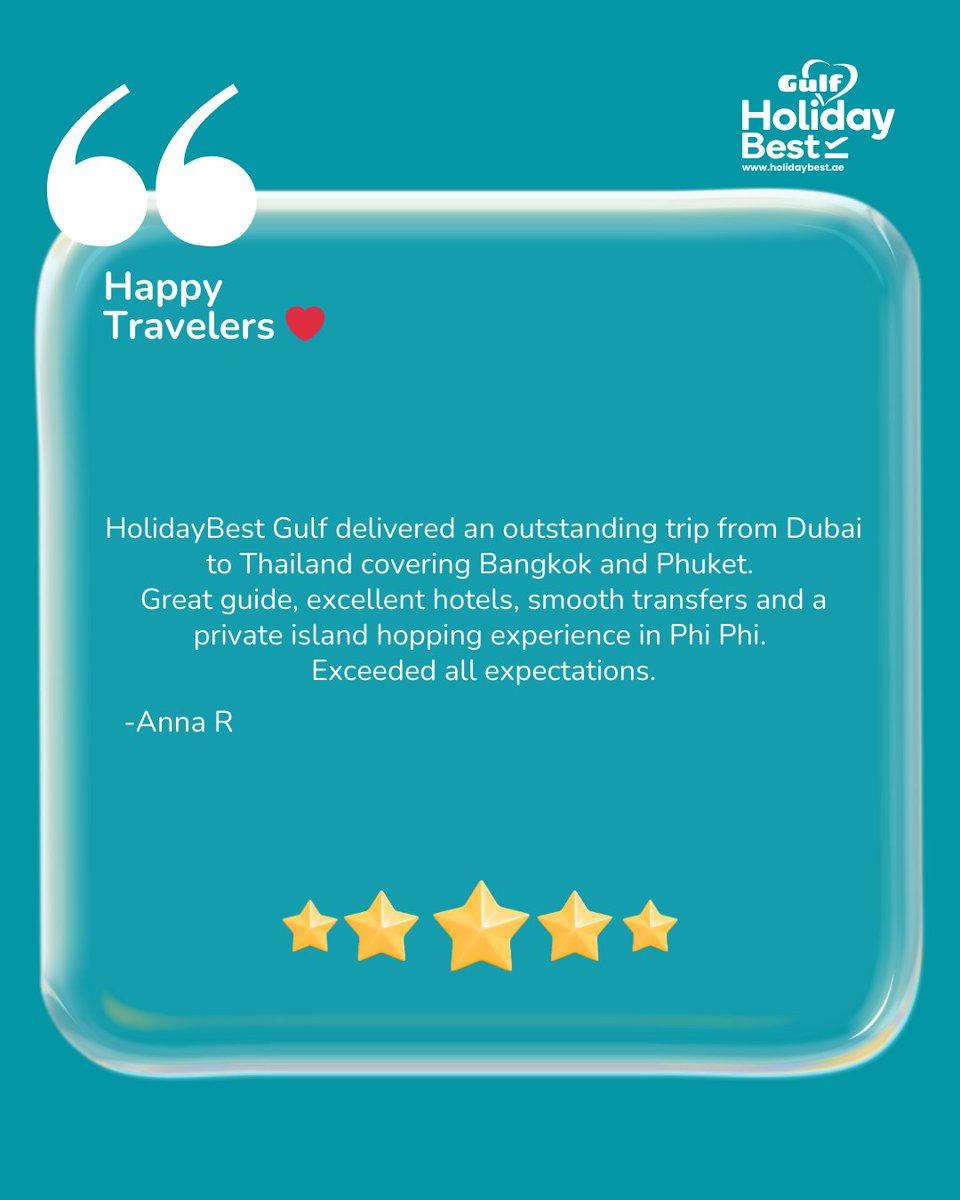 HolidayBestGulf's tweet photo. Happy Travelers. Real Experiences. ⛱️
Trusted journeys with https://t.co/b67zsSSGnr
 https://t.co/OynMjNq07l