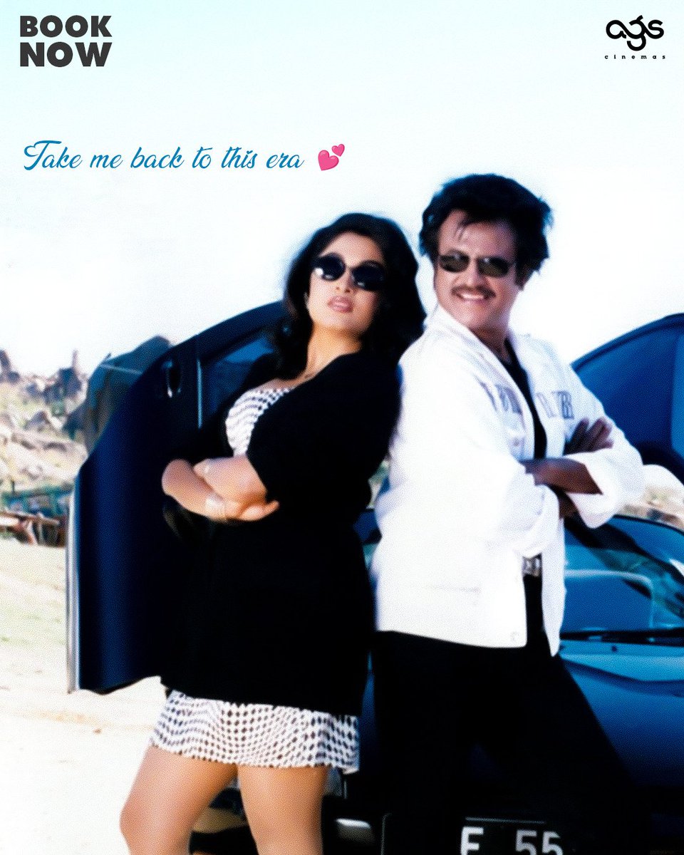 agscinemas's tweet photo. #Padayappa #Vaali #Jeans #Vijay #AGSCinemas https://t.co/QJI3lv08zC