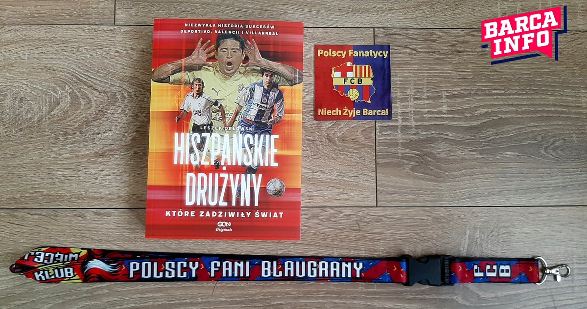 _BarcaInfo's tweet image. 🎁 𝐊𝐎𝐍𝐊𝐔𝐑𝐒 🎁 

💥 Z okazji Pucharu Króla do wygrania książka o hiszpańskich drużynach, smycz do kluczy oraz naklejki FC Barcelony! 📚 

👉 Jeśli chcesz wziąć udział to warunki konkursu są następujące:  

✅ Zaobserwuj profil @_BarcaInfo 
❤️ Polub Tweeta 
🔃 RT 
💬…