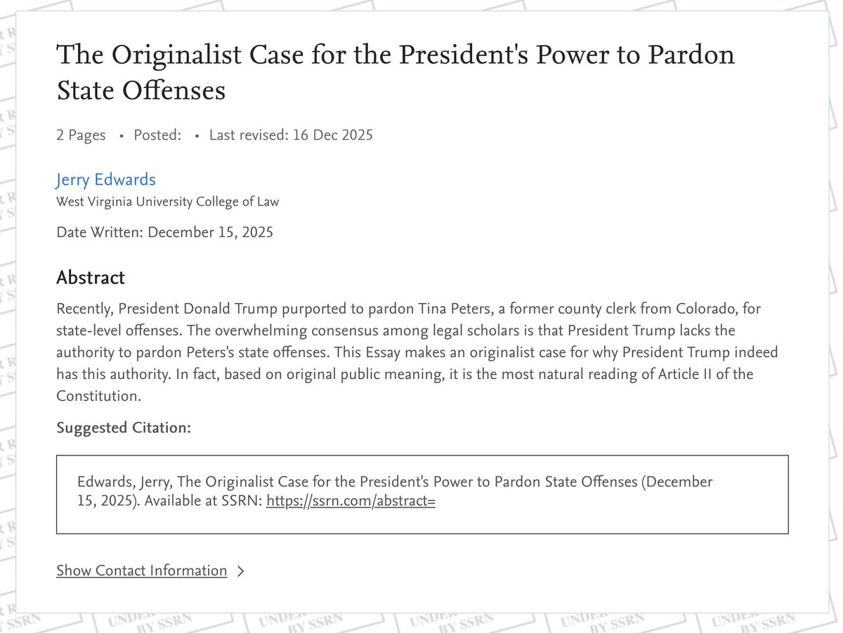 so. i read a lot of academic papers.
so when the abstract below crossed my desk 
i was, oh for fucks sake, but lets see 
what they have to say. hit the download button.
it was two pages of rick astley lyrics; 
and i'm like, 'dang. i just got rick rolled via ssrn.'