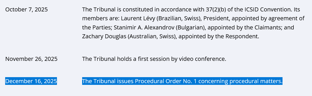 MMichalek91's tweet photo. The #EMMERSON #EML $EML Tribunal issued its first procedural order today. It may concern the timing of the proceedings. We will see if the Company will inform the market about the details. https://t.co/wrGCl9Z4n0