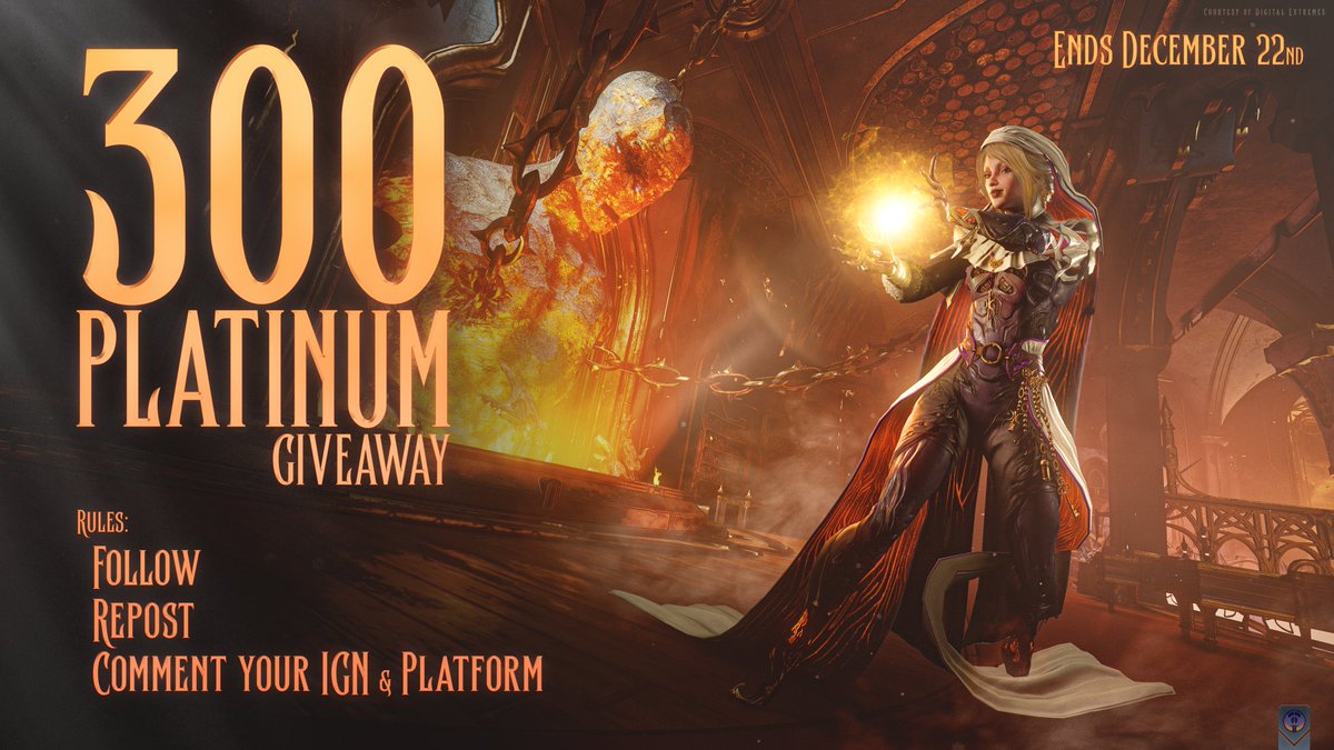 rikenz15's tweet image. 🔹Giveaway: 𝟑𝟎𝟎 𝐏𝐥𝐚𝐭𝐢𝐧𝐮𝐦
🔹Rules below
🔹Ends December 22nd

🪷#warframe #giveaway