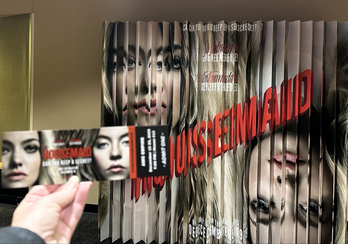 Housemaid had me on the edge of my seat! Full of nail biting suspense &amp; twists! <a href="/HousemaidMovie/">The Housemaid</a> Only in theaters 12/19 #housemaid #SydneySweeney <a href="/Lionsgate/">lionsgate</a>