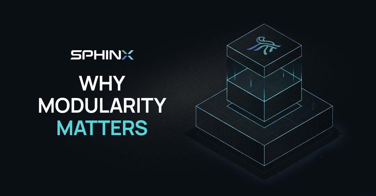 SphinxProtocol's tweet image. 1/ Why Modularity Matters 🏗️

Onchain trading has a fatal flaw. Every node does everything, which creates bottlenecks that kill speed and scalability.

@SphinxProtocol solves this with modular architecture.

A thread 🧵 👇