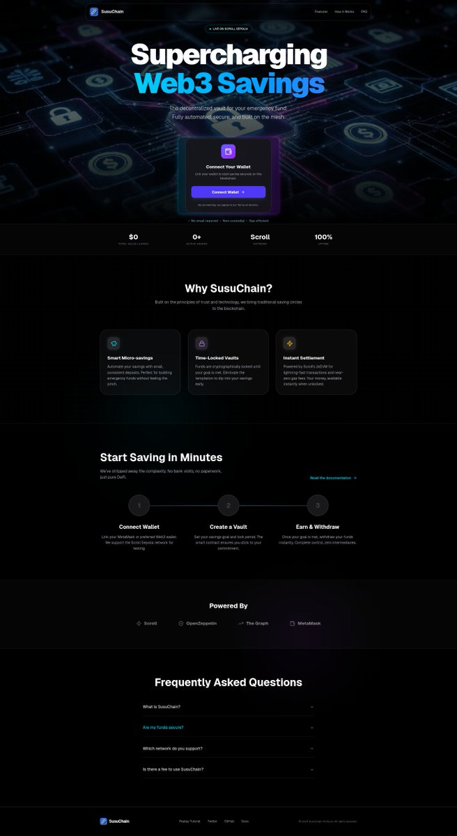 sousubox's tweet photo. 📱 Designing SusuChain to be mobile-first &amp; Africa-ready

• Simple onboarding
• Clean UI
• Low bandwidth friendly
• Built for trust, not complexity
UX matters when building financial tools.

 👉#ScrollBuilders
@Scroll_ZKP  @kayabalabshq 

UI Preview: 👇 https://t.co/P4TI18YVfM