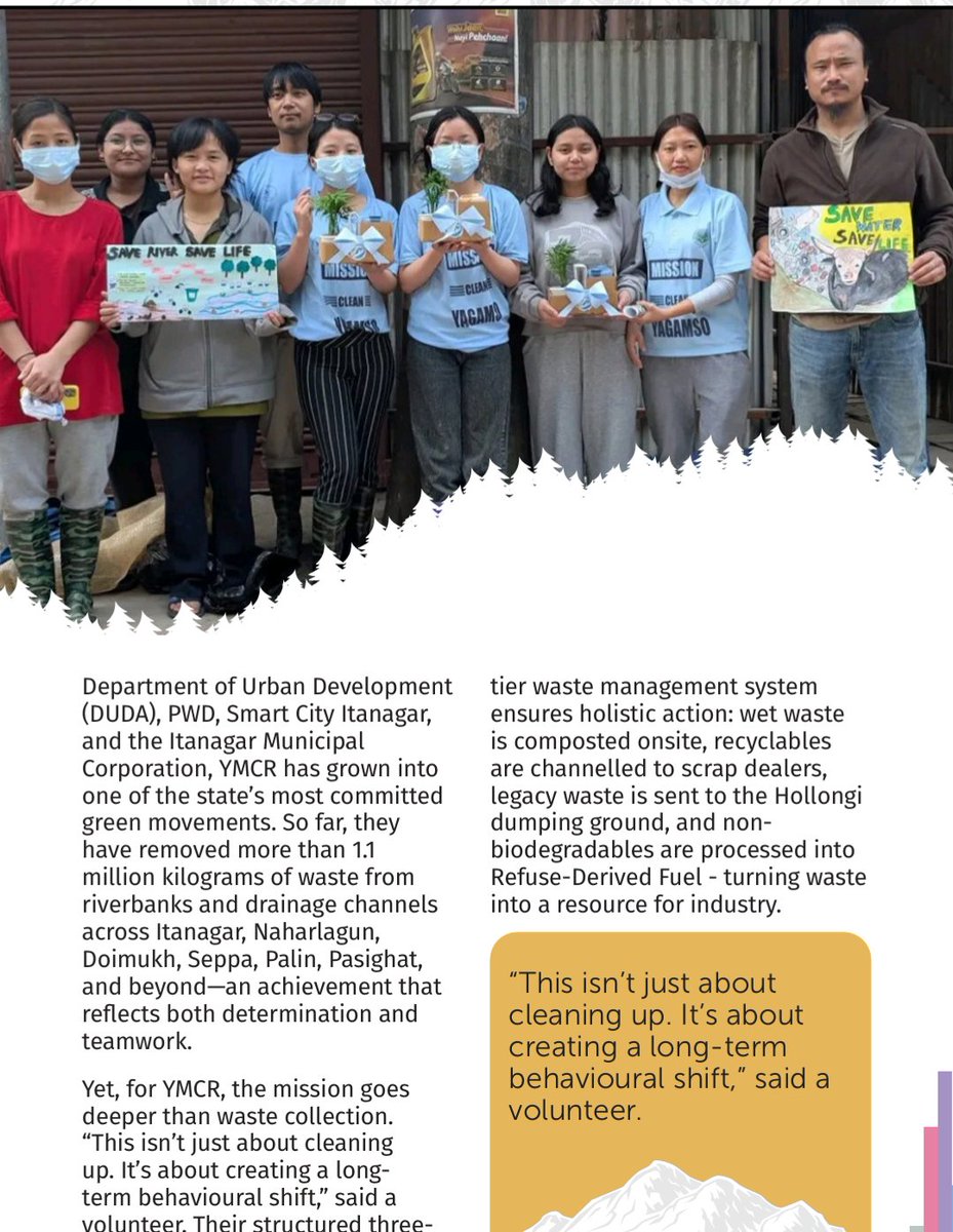 Youth Mission for Clean River tweet media