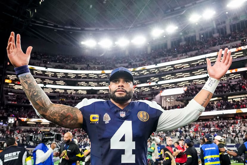DakMuse4's tweet image. If Dak Prescott has 100 fans, I’m one of them. 
If Dak Prescott has 10 fans, I’m one of them. 
If Dak Prescott has one fan, it's me. 
If Dak Prescott has no fans, I am dead

If the world is against Dak Prescott, I am against the world