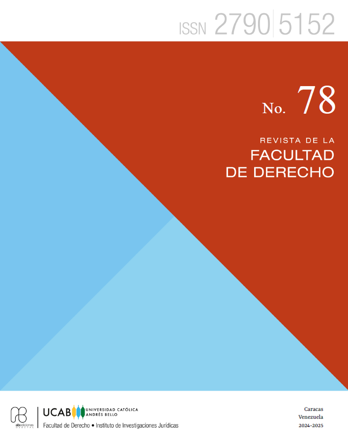 InvestigaUCAB's tweet photo. 📢 Ya está en línea la edición nro. 78 de la revista de la Facultad de @DerechoUCAB, una publicación que reúne artículos de 17 autores, así como trabajos del Concurso de Investigaciones Jurídicas 2025. Revisa todo su contenido y descárgala ahora. 🔗https://t.co/lPtwm0pgKs https://t.co/CH5ZRByi07