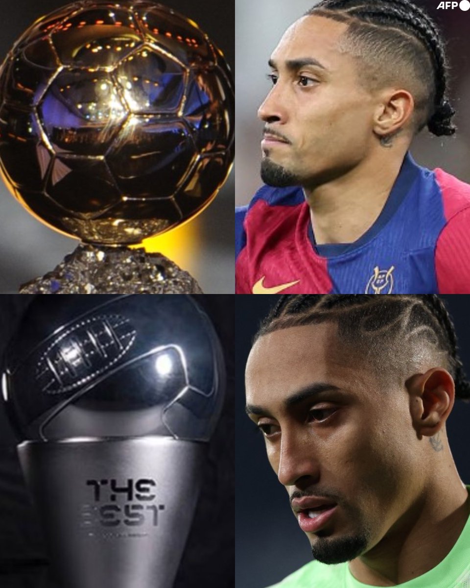 ¡¡RAPHINHA FUE INFRAVALORADO POR EL PLANETA FÚTBOL!! 

➤ Raphinha no apareció en el TOP 3 del Balón de Oro.
➤ Raphinha no ganó el Premio The Best.
➤ Raphinha no apareció en el FIFPro World 11.
➤ Raphinha no apareció en el FIFA World 11.

Ganó 3 títulos siendo figura, fue